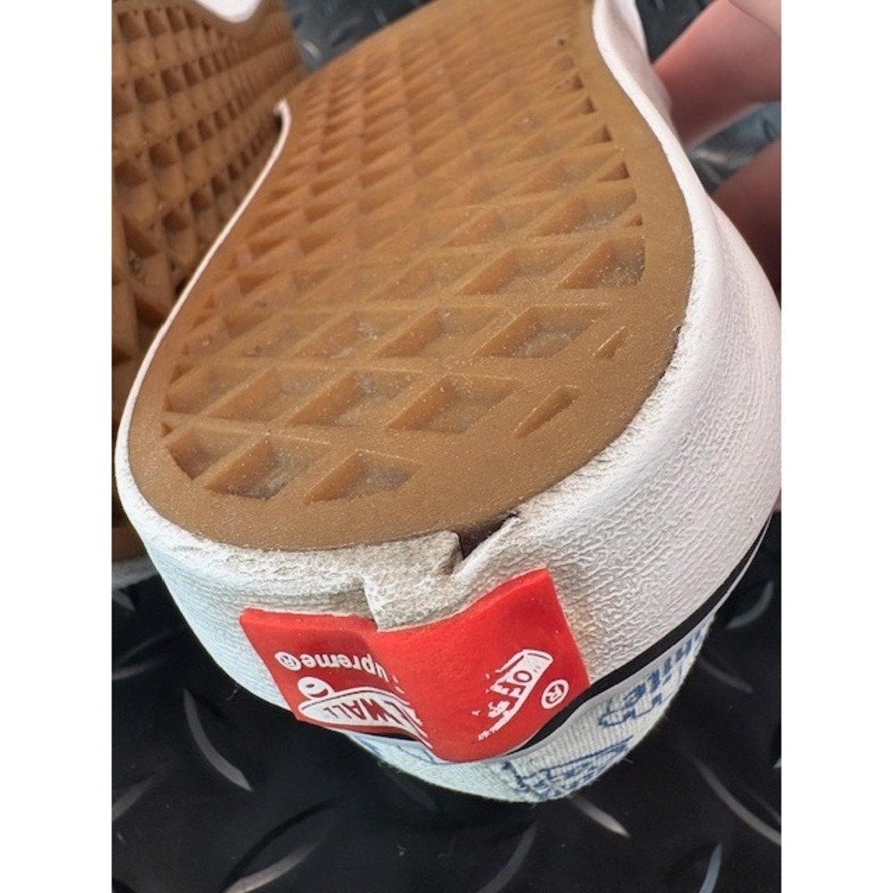 Vans X Supreme OTW White Castle TC6D Low Tops RARE Mens sneakers shoes size 8.5 - Picture 10 of 11